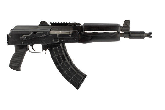 ZPAP M92 semi automatic 7.62x39 pistol with black furniture.